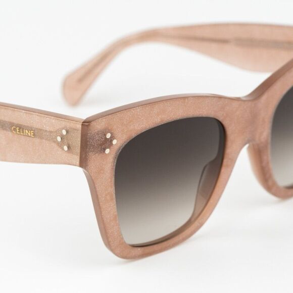 NEW Celine CL4004IN 74F CATHERINE Pink Gradient Brown Women Butterfly Sunglasses - Picture 6 of 10